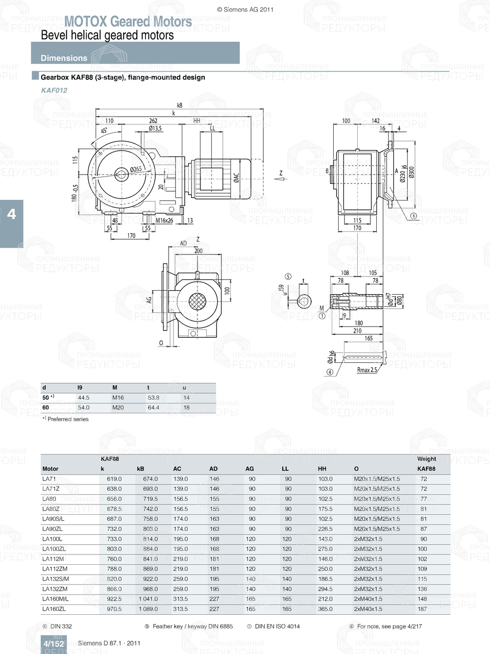 Мотор-редуктор Flender K88 Flender K88